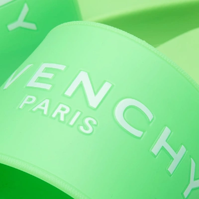 Shop Givenchy Paris Slide In Green