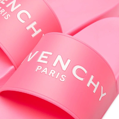 Shop Givenchy Paris Slide In Pink