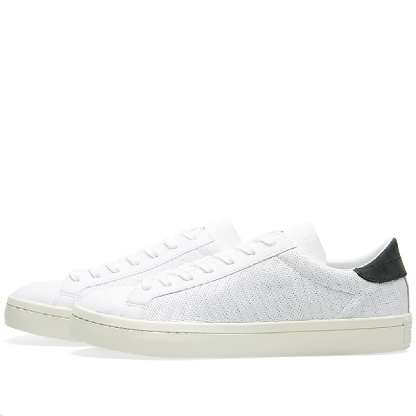 adidas court vantage white leather