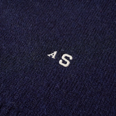 Shop Acne Studios Nicoul Crew Knit In Blue