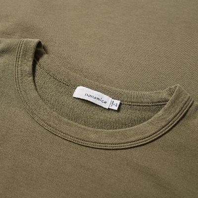 Shop Nanamica Coolmax French Terry Long Sleeve Tee In Green