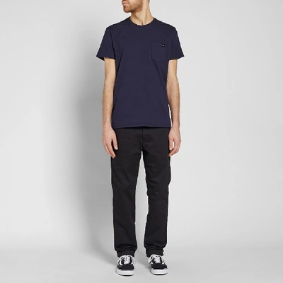 Shop Edwin Pocket Tee In Blue