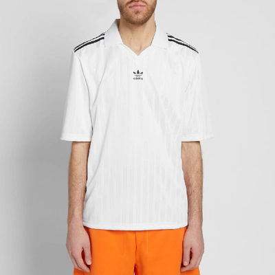 Shop Adidas Originals Adidas Football Jersey In White