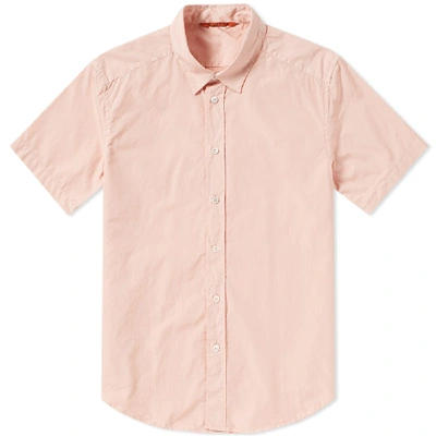 Shop Barena Venezia Barena Giora Short Sleeve Shirt In Pink