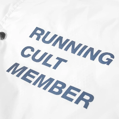 Shop Satisfy Cult Coach Jacket In White