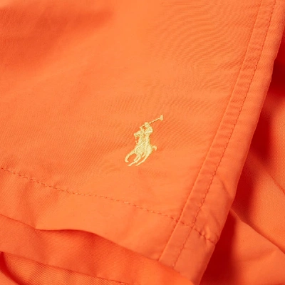Shop Polo Ralph Lauren Classic Traveller Swim Short In Orange