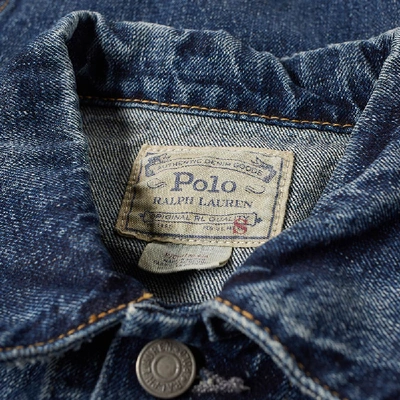 Shop Polo Ralph Lauren Denim Jacket In Blue