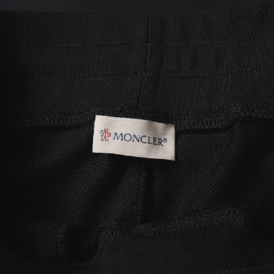 Shop Moncler Classic Jersey Sweat Pant In Black