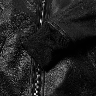 Rick Owens Bullet Leather Jacket In Black   ModeSens