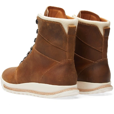 Shop Rick Owens X Hood Rubber Dirt Grafton Boot In Brown