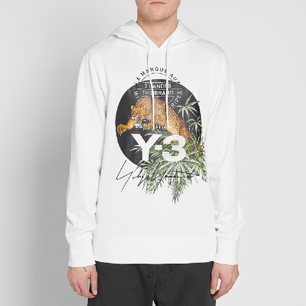 y3 leopard hoodie