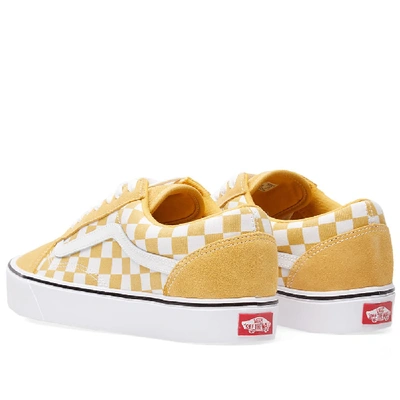 Vans Old Skool Lite Checkerboard In Yellow | ModeSens