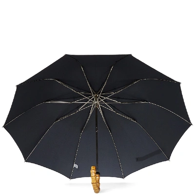 Shop London Undercover Whangee Telescopic Umbrella In Blue