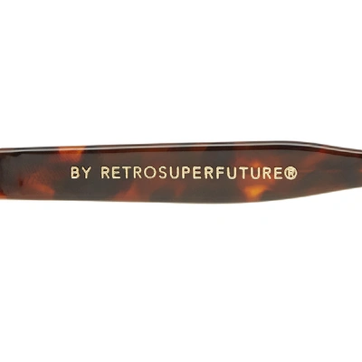 Shop Super By Retrofuture América Sunglasses In Brown