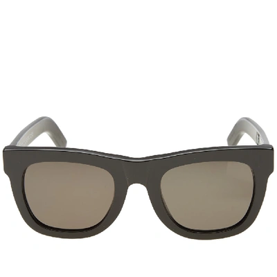 Shop Super By Retrofuture Ciccio Sunglasses In Black