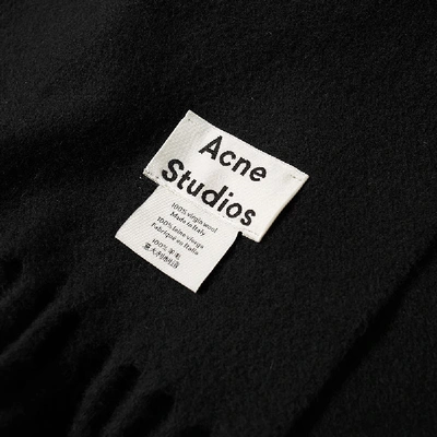 Shop Acne Studios Canada Scarf In Black