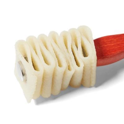 Shop Turms Natural Rubber Shoe Brush In Red