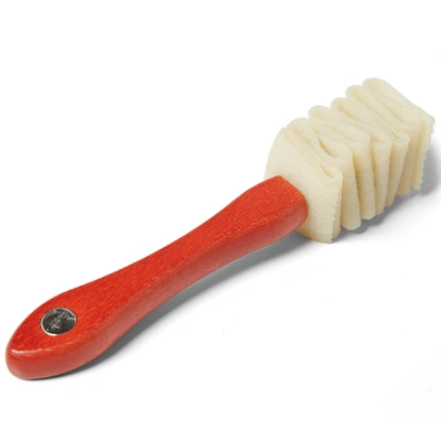 Shop Turms Natural Rubber Shoe Brush In Red