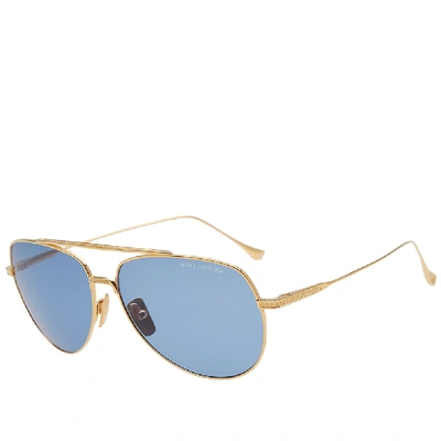 Shop Dita Flight.004 Sunglasses In Gold