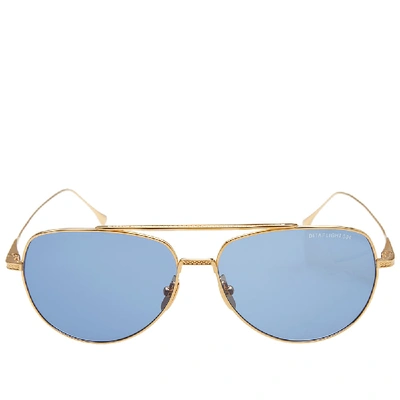 Shop Dita Flight.004 Sunglasses In Gold