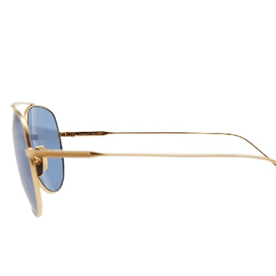 Shop Dita Flight.004 Sunglasses In Gold