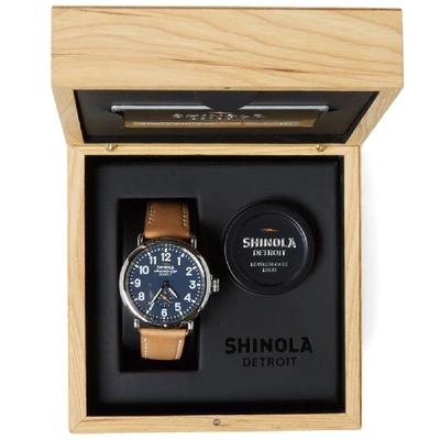 Shop Shinola Runwell 41mm Watch In Neutrals