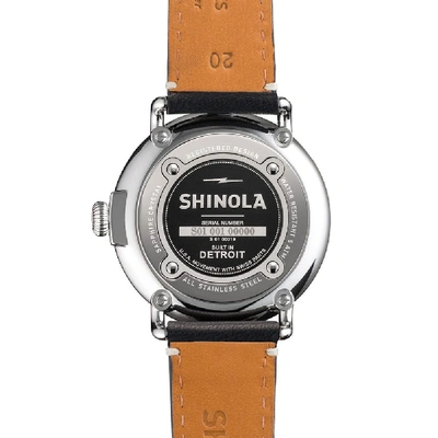 Shop Shinola Runwell 41mm Watch In Black