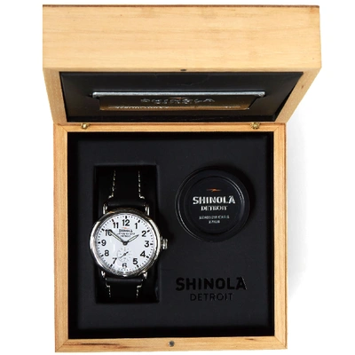 Shop Shinola Runwell 41mm Watch In Black