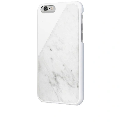 Shop Native Union Marble Edition Clic Iphone 6 Case In White