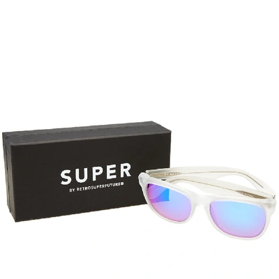 Shop Super By Retrofuture Classic Sunglasses In White