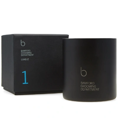 Shop Bamford Grooming Department Edition 1 Candle In Black