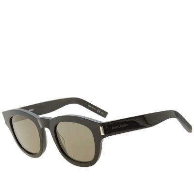 Shop Saint Laurent Bold 2 Sunglasses In Black