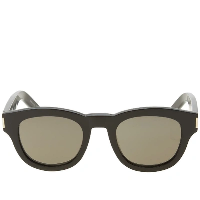 Shop Saint Laurent Bold 2 Sunglasses In Black