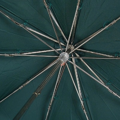 Shop London Undercover Whangee Telescopic Umbrella In Green