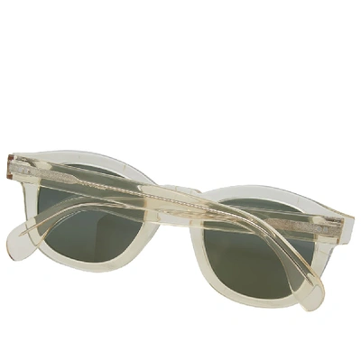 Shop Illesteva Murdoch Sunglasses In Green