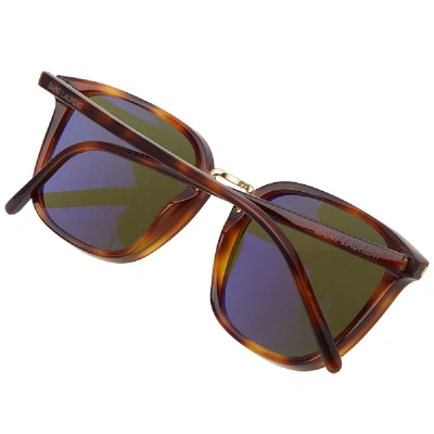 Shop Saint Laurent Sl 131 Combi Sunglasses In Multi