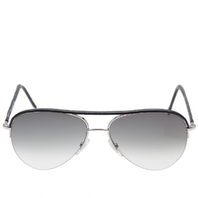 Shop Cutler And Gross 0702 Sunglasses In Black