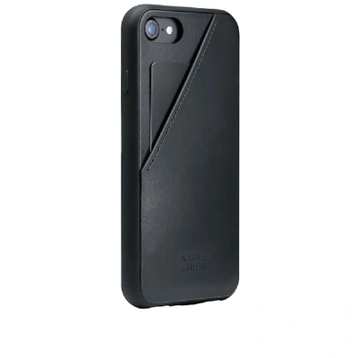 Shop Native Union Clic Card Iphone 7/8 Case In Black