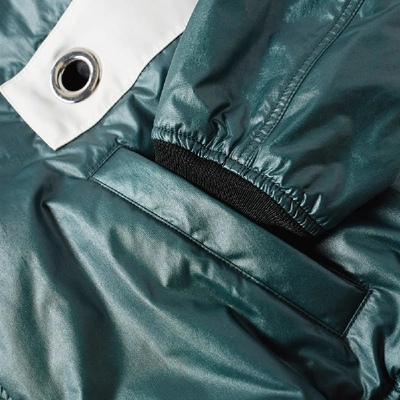 Shop Kenzo Tech Cotton Bomber Jacket In Green