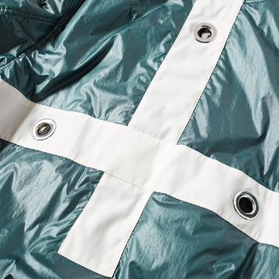 Shop Kenzo Tech Cotton Bomber Jacket In Green