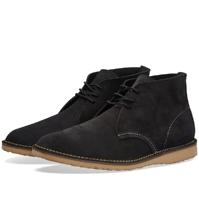 Shop Red Wing 3323 Heritage Work Weekender Chukka In Black