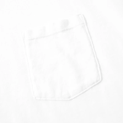 Shop Save Khaki Heavy Jersey Pocket Tee In White