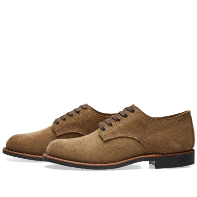 Shop Red Wing 8043 Heritage Work Merchant Oxford In Green