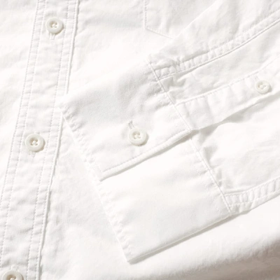 Shop Nonnative Button Down Dweller Shirt In White
