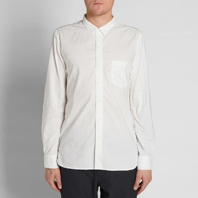 Shop Nonnative Button Down Dweller Shirt In White