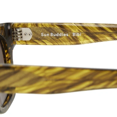 Shop Sun Buddies Bibi Sunglasses In Yellow
