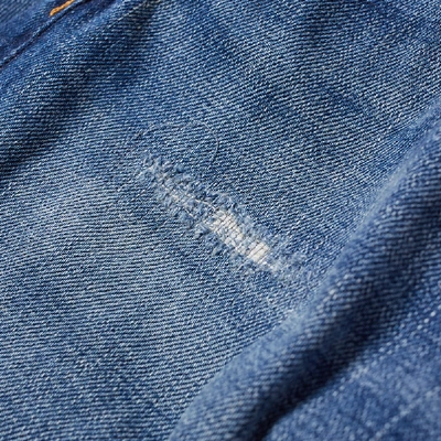 Visvim Social Sculpture 10 Distressed Denim Jeans In Blue | ModeSens