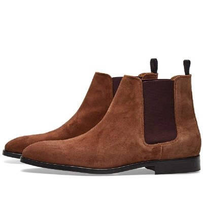 Shop Paul Smith Gerald Chelsea Boot In Brown