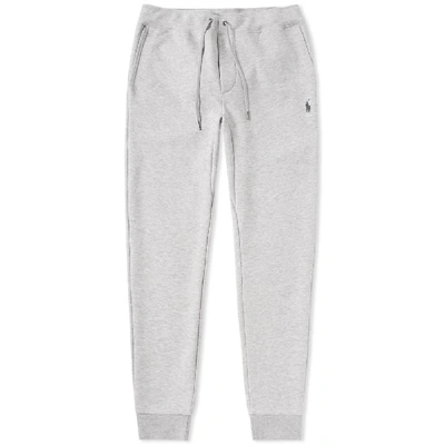 Shop Polo Ralph Lauren Double Knit Tech Fleece Pant In Grey
