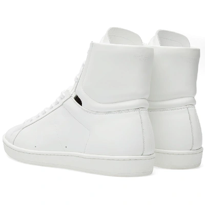 Shop Saint Laurent Sl-01 High Sneaker In White